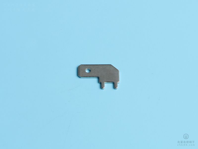 6.3旗型PCB插片，黃銅，鍍亮錫，單粒（PCBF03-01）
